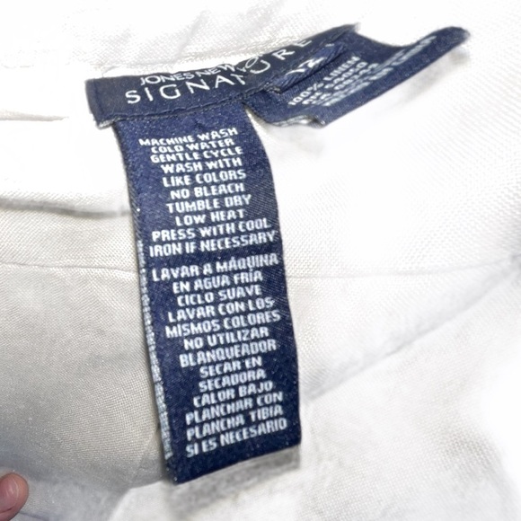 Jones New York Signature Linen Pants - Picture 9 of 11